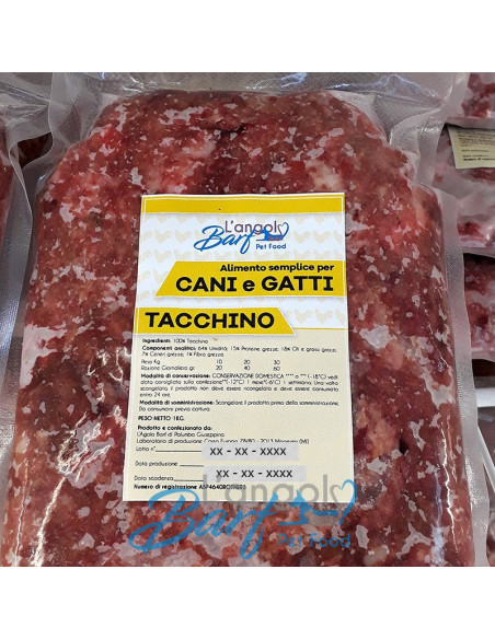 Busti di tacchino triti con osso